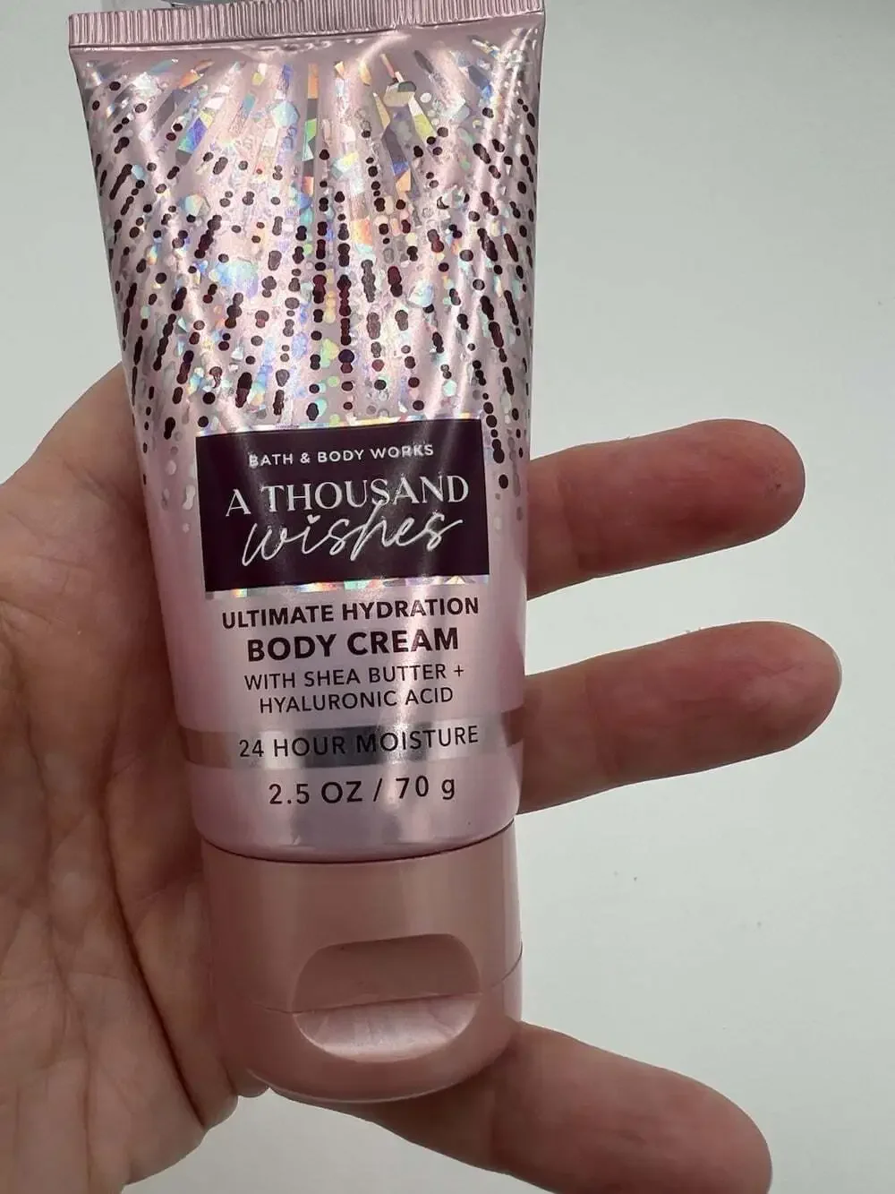 NEW Set Of 2 Bath Body Works Thousand Wishes Fragrance Mist 8oz Body Cream 2.5oz